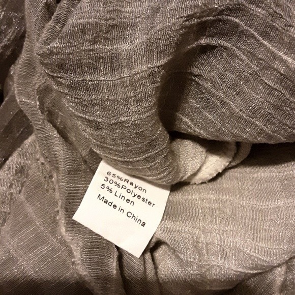 Simply Couture Boho Ruffled Lace Accent Long Sleeve Tunic Top Small Romantic - Picture 7 of 8